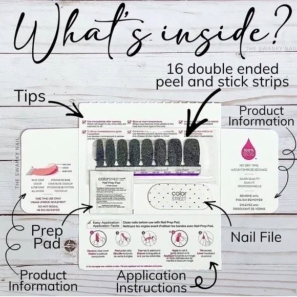 In a MOO-d Color Street Nail Polish Strips - Picture 3 of 4